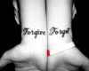 Forgiveness and letting go