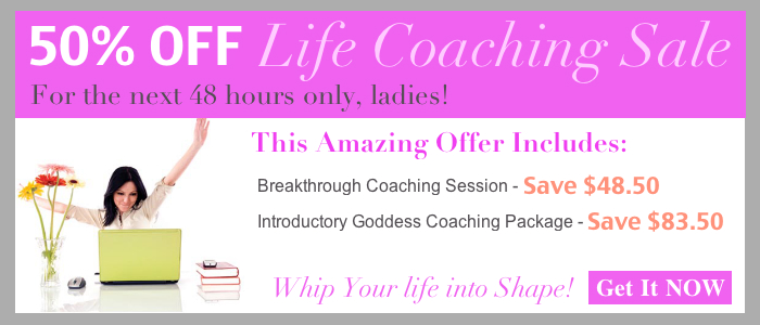 Life Coaching for women, Special Offer