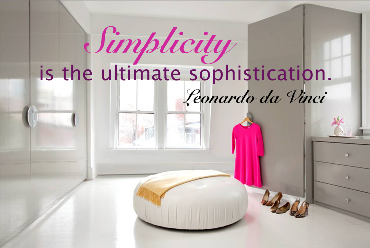 Simplicity, What to let go off in 2013 