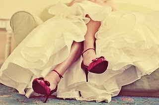 bride-dress-heels-love-pretty-red